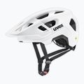 Kinder-Fahrradhelm UVEX React MIPS Jr white matt