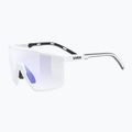 Sonnenbrille UVEX MTN Perform S V white matt/ litemirror blue