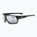 UVEX Sportstyle 238 schwarz matt/verspiegelt silberne Sonnenbrille