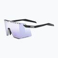 UVEX Pace Stage CV Sonnenbrille schwarz matt/rosa