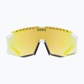 UVEX Pace Stage CV Sonnenbrille weiß matt/verspiegelt gold 2