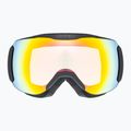 UVEX Downhill 2100 V Skibrille schwarz matt/verspiegelt Regenbogen klar 2