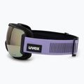 Skibrille UVEX Downhill 2100 CV black matt/mirror lavender green 4