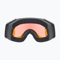 UVEX Skibrille Gravity FM schwarz matt/verspiegelt rot orange klar 3