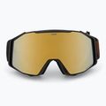 Skibrille UVEX Gravity FM black matt/mirror gold orange clear 2