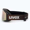 Skibrille UVEX Gravity FM black matt/mirror gold orange clear 4