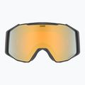 UVEX Skibrille Gravity FM schwarz matt/verspiegelt gold orange klar 2