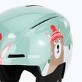 Kinder-Skihelm UVEX Viti Jr jade llama 8