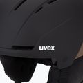 Skihelm UVEX Stance MIPS black/brown matt 7