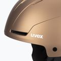 Skihelm UVEX Stance brown/black matt 7
