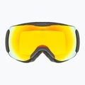 UVEX Downhill 2100 CV Skibrille schwarz matt/verspiegelt orange gelb 2