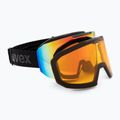 Skibrille UVEX Evidnt Attract V + case black matt/mirror rainbow clear