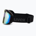 Skibrille UVEX Evidnt Attract V + case black matt/mirror rainbow clear 5