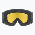 Skibrille Kinder UVEX Pwdr FM black matt/mirror green yellow clear 3