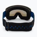 Skibrille Kinder UVEX Pwdr FM black matt/mirror blue smoke clear 3