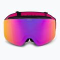 Skibrille Kinder UVEX Pwdr FM black matt/mirror pink green clear 2