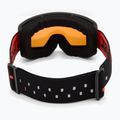 Skibrille Kinder UVEX Pwdr FM black matt/mirror red orange clear 3