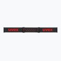 Skibrille Kinder UVEX Pwdr FM black matt/mirror red orange clear 4