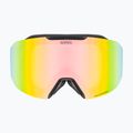 Skibrille UVEX Evidnt Attract S V + case black matt/mirror rainbow clear 7