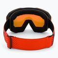 Skibrille UVEX Evidnt Attract + case black matt/mirror red orange clear 4