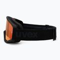 Skibrille UVEX Athletic V black matt/red-clear 4