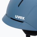 Skihelm UVEX Levitate MIPS stone blue/black matt 8