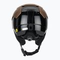 Skihelm UVEX Levitate MIPS brown/black matt 4
