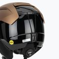 Skihelm UVEX Levitate MIPS brown/black matt 7
