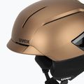 Skihelm UVEX Levitate MIPS brown/black matt 8