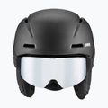 Kinder-Skihelm UVEX Viti Set + Skibrille Speedy Pro black matt/mirror green/yellow/clear 2