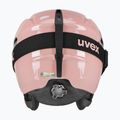 Skihelm Kinder UVEX Viti Set + gogle Speedy Pro pink penguin/lasergold lite 3