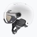 Skihelm UVEX Wanted Visor Pro V white matt