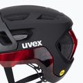 UVEX React MIPS Fahrradhelm schwarz/rubinrot matt 8