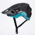 UVEX Fahrradhelm React schwarz/teal matt 3
