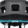 UVEX Fahrradhelm React schwarz/teal matt 7