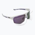 UVEX Axos Set weiß matt/verspiegelt lila/klar Sonnenbrille