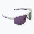 UVEX Axos Set weiß matt/verspiegelt lila/klar Sonnenbrille 2