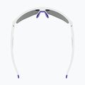 UVEX Axos Set weiß matt/verspiegelt lila/klar Sonnenbrille 5