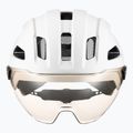 Fahrradhelm UVEX Stride Visor weiß matt/litemirror silber 2