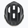 Fahrradhelm UVEX Stride Visor schwarz matt/litemirror silber 6