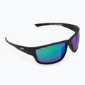 UVEX Sportstyle 230 schwarz matt/grün verspiegelte Sonnenbrille