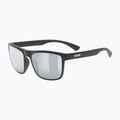 Kinder-Sonnenbrille UVEX Rookie Jr black matt/mirror silver