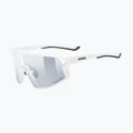 Sonnenbrille Uvex Skyryse V white matt/litemirror silver