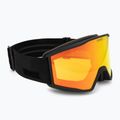 Skibrille UVEX Blast CV black matt/mirror rainbow