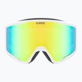Skibrille UVEX Blast FM S2 white matt/mirror green 2