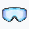 Skibrille UVEX Blast FM black matt/mirror blue 6