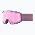 Skibrille UVEX Blast FM plum matt/mirror purple