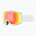 Skibrille UVEX Victorious S FM white matt/mirror orange 5