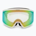 Skibrille UVEX Provoqe V white matt/vario green mirror 2