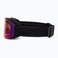Kinder-Skibrille UVEX Pwdr FM black matt/mirror ruby/green/clear 4